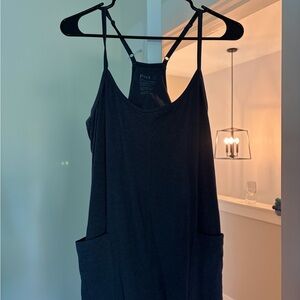 Pact Navy Jumpsuit with Pockets